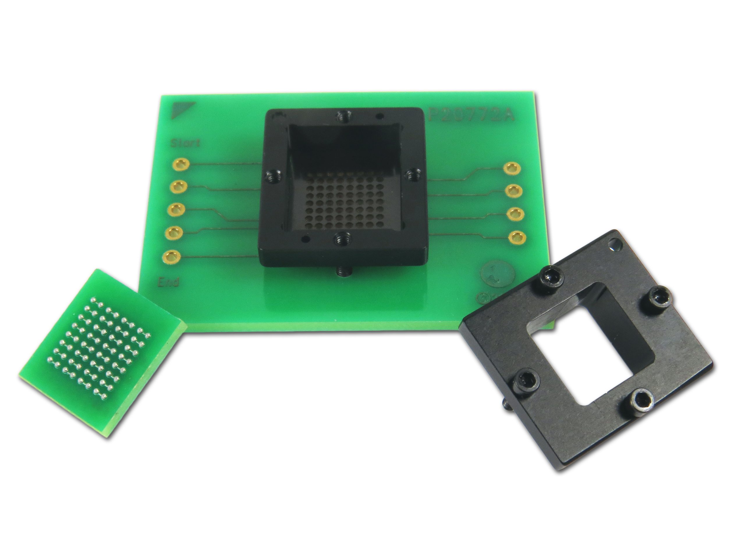 27 GHz Bandwidth Epoxy mount Socket for 1mm Pitch Micron Embedded Parallel NOR Flash